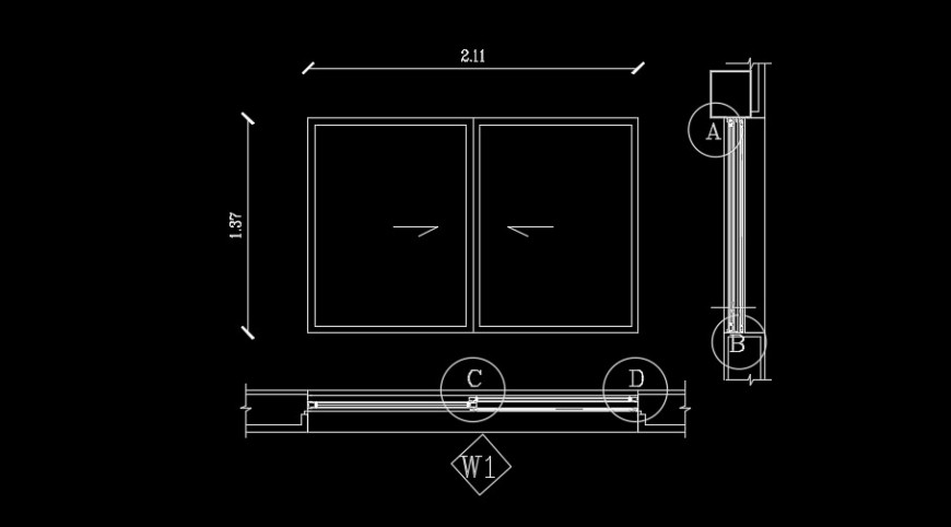  An electrical point in floor plan detail drawing